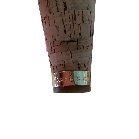 Stylish Pink Wedge Sandals - Picture 6 of 11